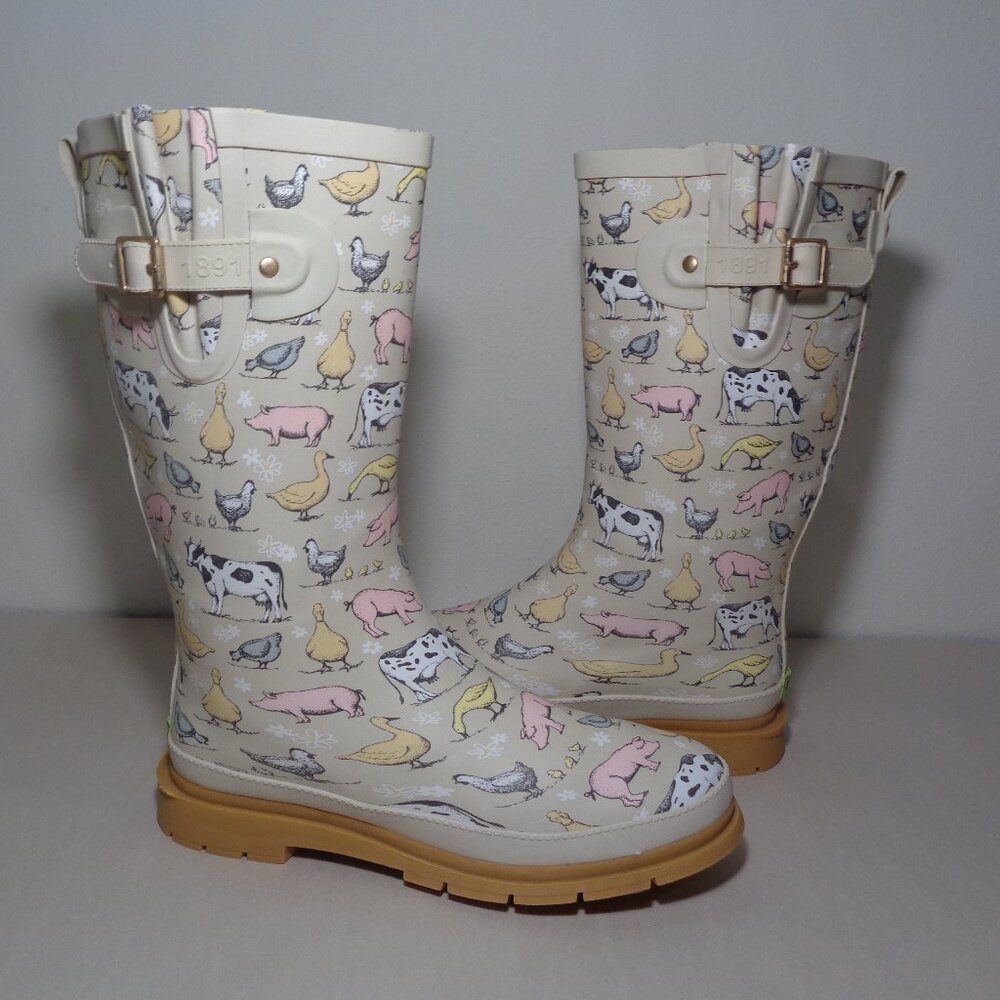 Western Chief Size 11 M / FARMHOUSE TALL / Rubber / Rain Boots New Women's Shoes
